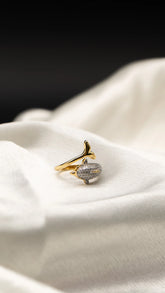 Blue Echo Statement Ring